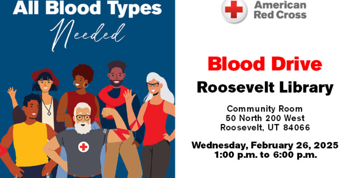 Roosevelt Library Feb. 26 Blood Drive Slide